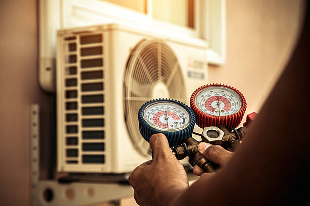 Professional Ductwork Repair technician working in Bostic, NC